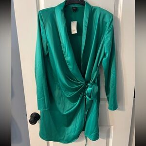 Long sleeve cocktail dress